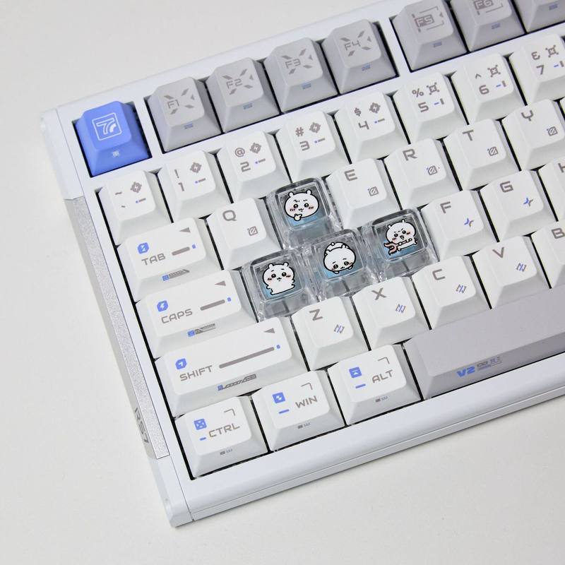 Gaming Keyboard Nearby - Chiikawa 4 Pcs Handmade Transparent Pc