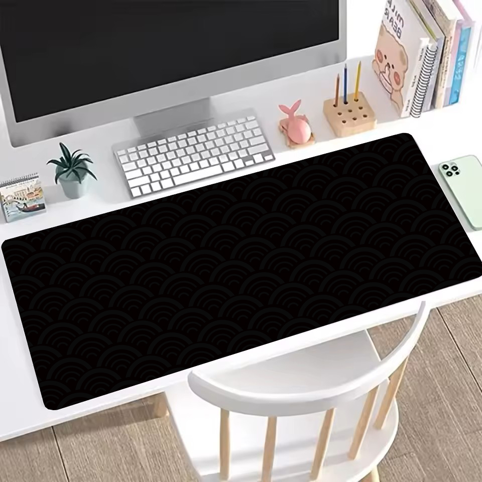 Gaming Keyboard Higround - Black Ocean Wave Mouse Pad Large