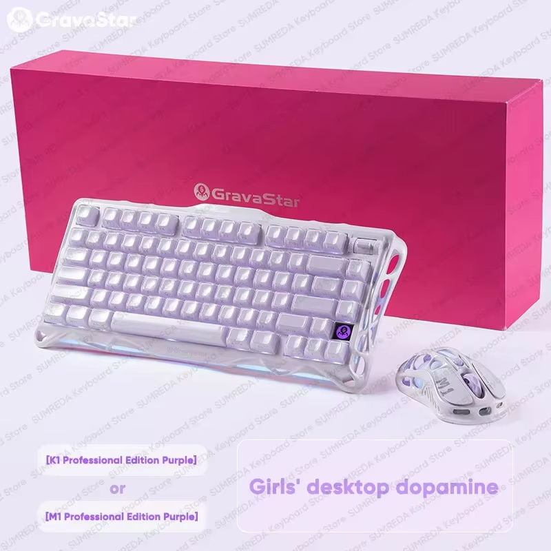 Gaming Keyboard Bluetooth - GravaStar M1 M2 Wireless Mouse or