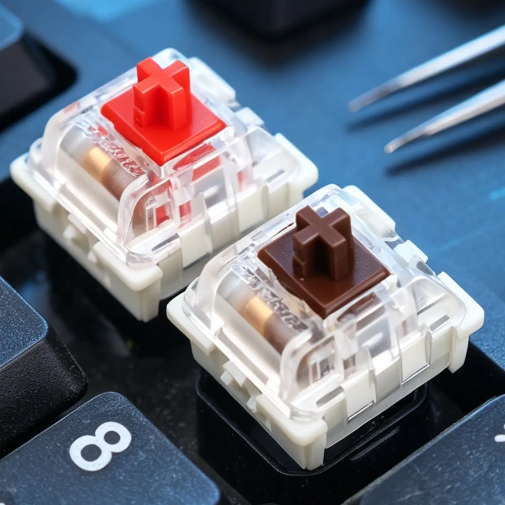 1-150Pcs 3 Pin DIY Mechanical  - огляд і ціна Keyboard Gaming Blue Switch
