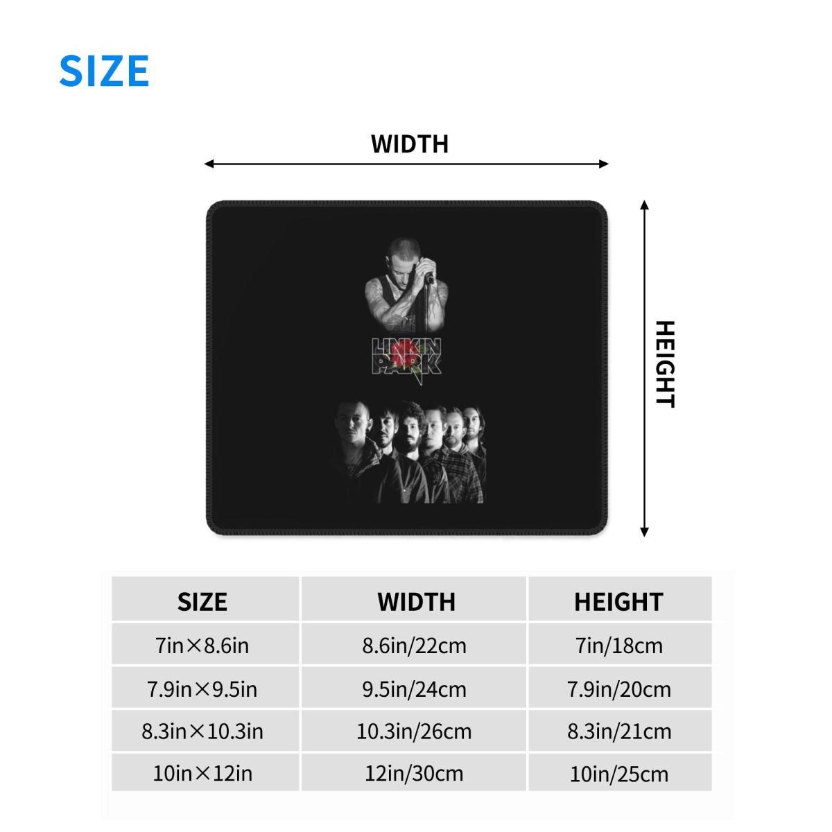 Multi-size Mouse Pad L-Linkin  - огляд і ціна Gaming Keyboard Noise