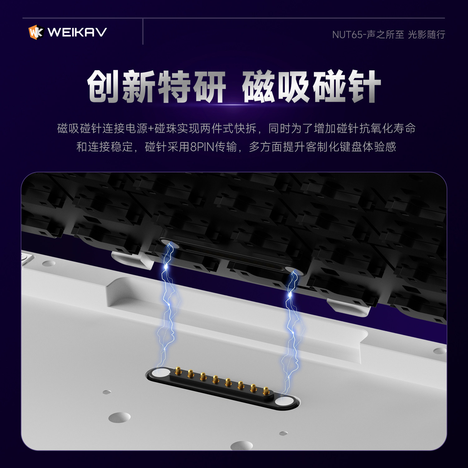 New Weikav Nut65 Aluminum Mech - огляд і ціна Gaming Keyboard Nearby