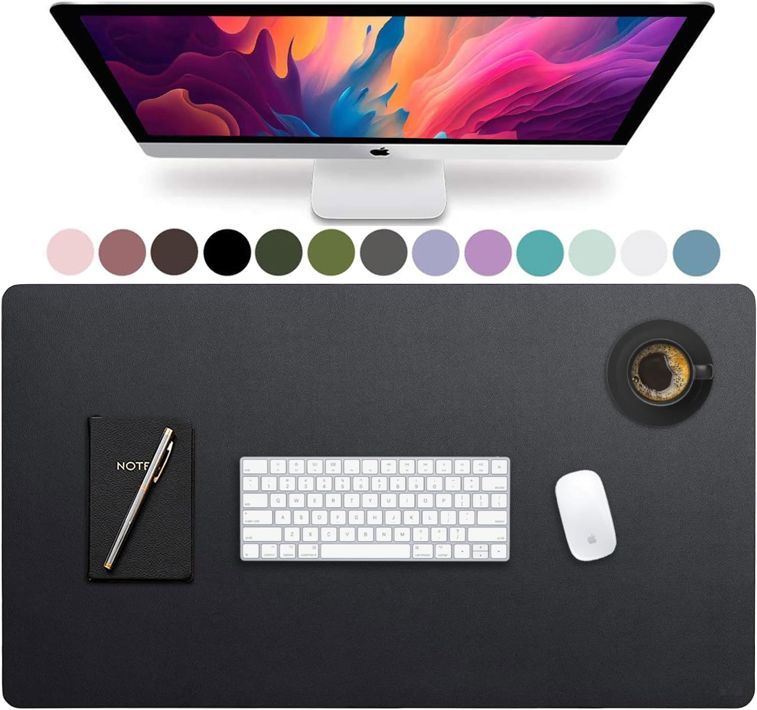 Large Size Leather Desk Pad,Of - огляд і ціна Gaming Keyboard And Mouse