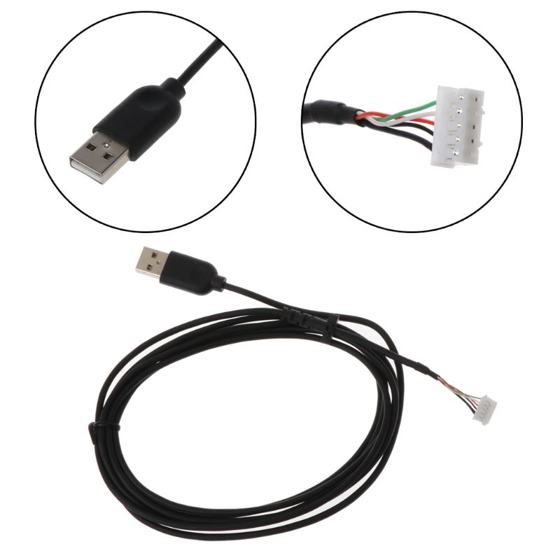 USB Mouse Cable Cord PVC Mice  - огляд і ціна Gaming Keyboard Nearby