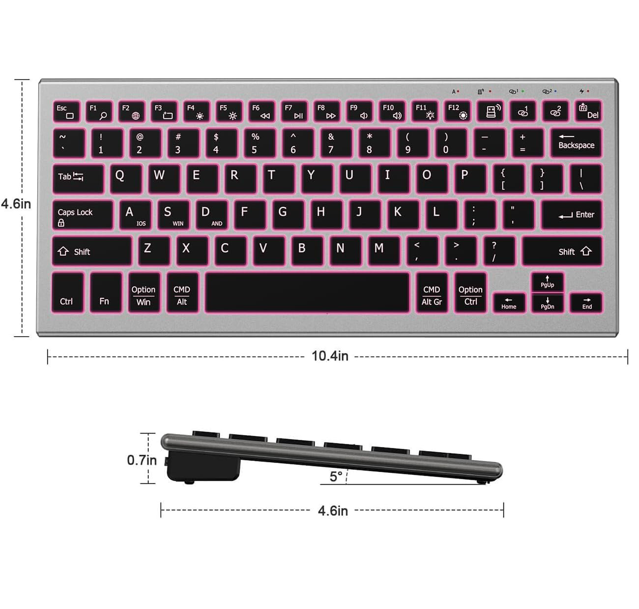 JOMAA Rechargeable Bluetooth & - огляд і ціна Gaming Keyboard Mouse Wireless