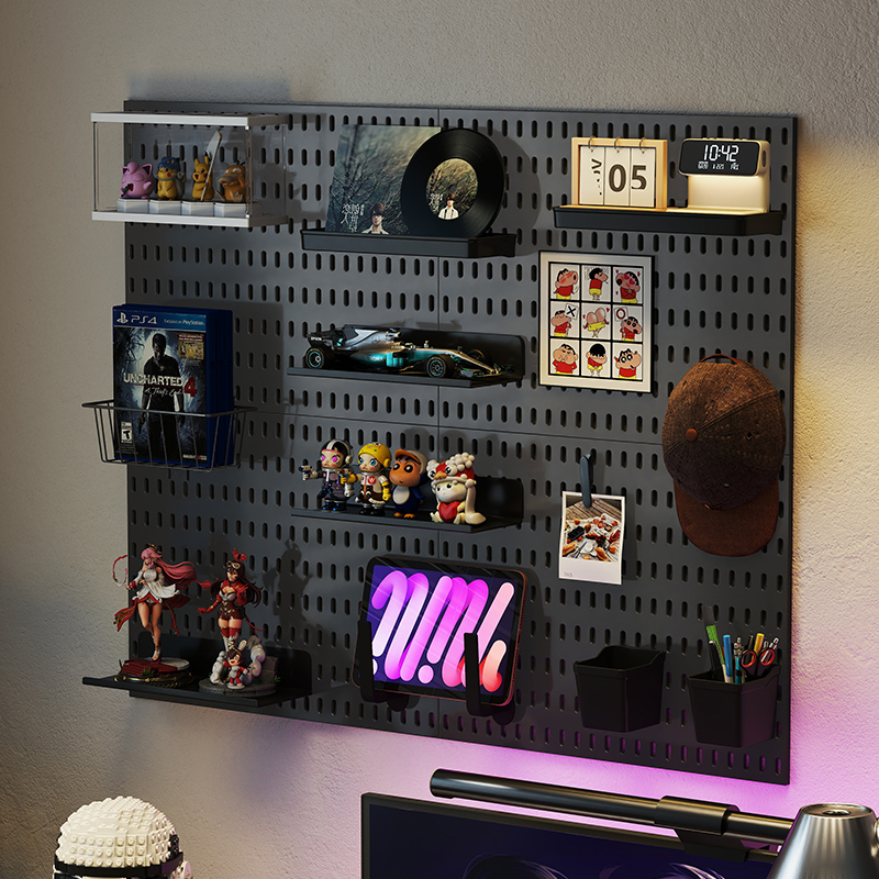 Adhesive Pegboard Shelf for Ga - огляд і ціна Gaming Keyboard And Mouse
