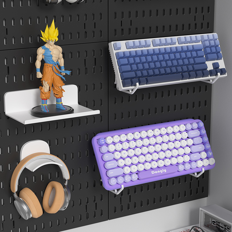 Adhesive Pegboard Shelf for Ga - огляд і ціна Gaming Keyboard And Mouse