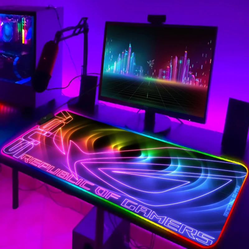 RGB Mousepad Cool ROG Mouse Pa - огляд і ціна Gaming Keyboard No Rgb