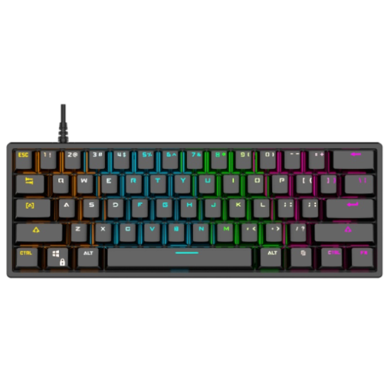 BAJEAL K101 Wired 61-Key Mecha - огляд і ціна Keyboard Gaming Blue Switch