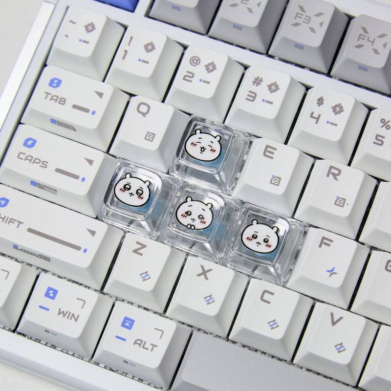 Chiikawa 4 Pcs Handmade Transp - огляд і ціна Gaming Keyboard Nearby
