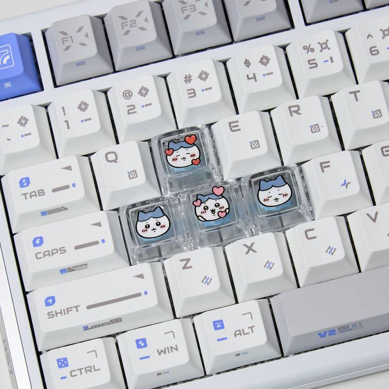Chiikawa 4 Pcs Handmade Transp - огляд і ціна Gaming Keyboard Nearby