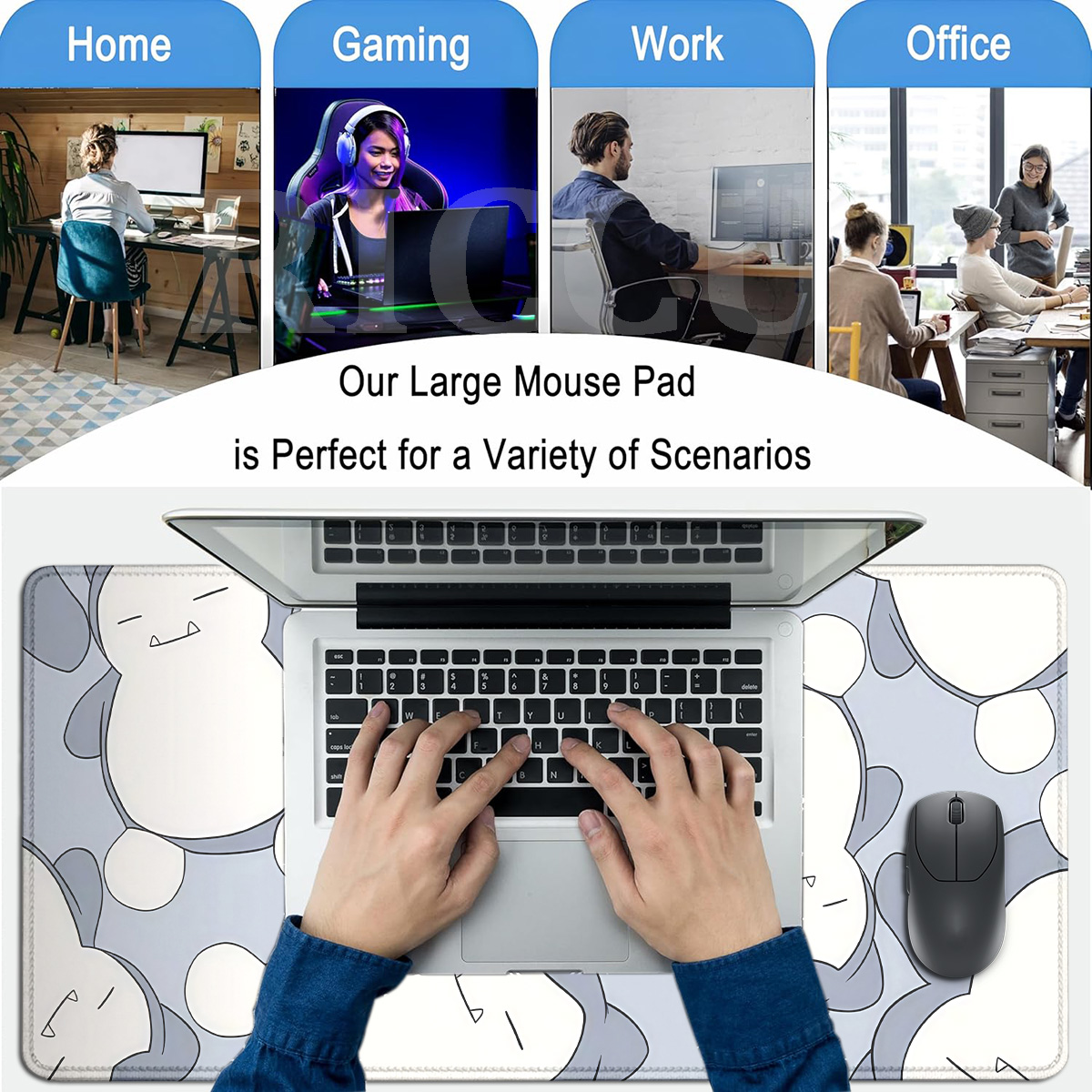 HD Printing Mouse Pad Pokemon  - огляд і ціна Gaming Keyboard Higround