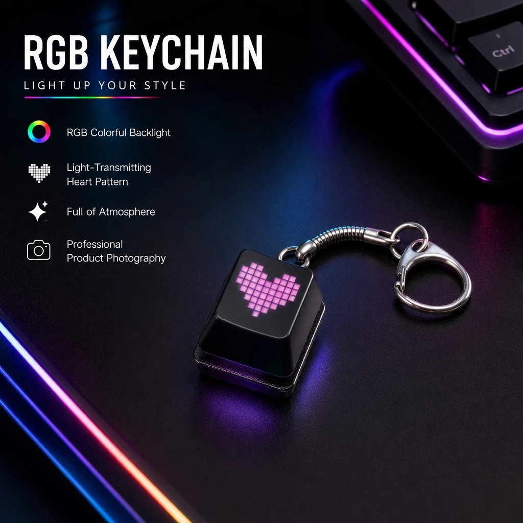 Mini RGB Keyboard Keychain Fid - огляд і ціна Mechanical Switch Tester