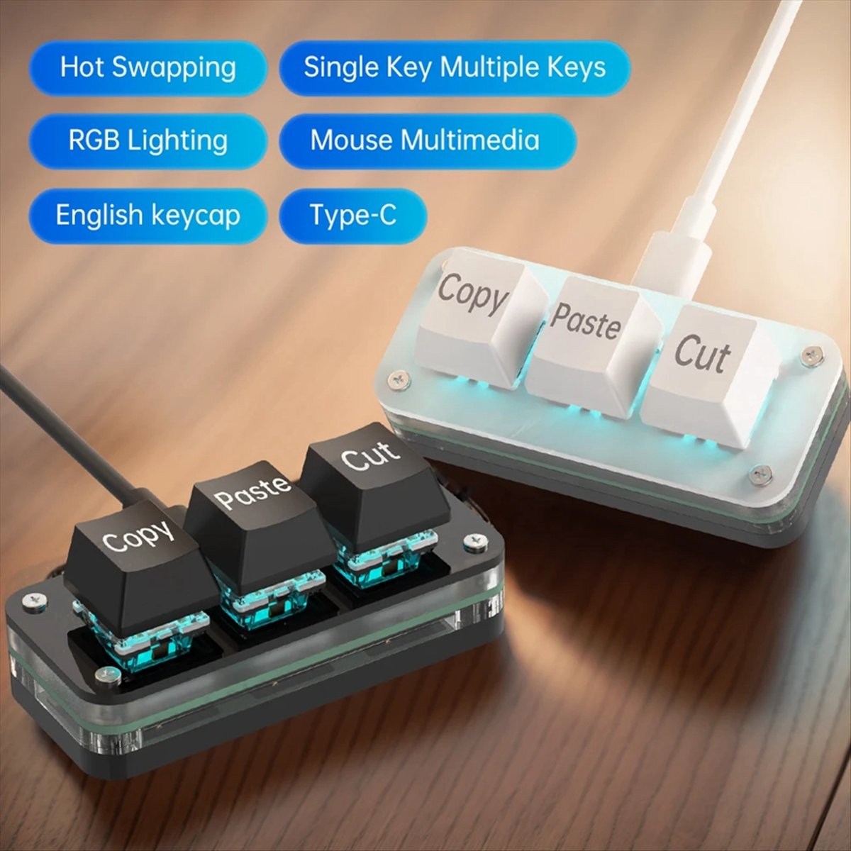 doyou 3 Keys Macro Programming - огляд і ціна Keyboard Gaming Black