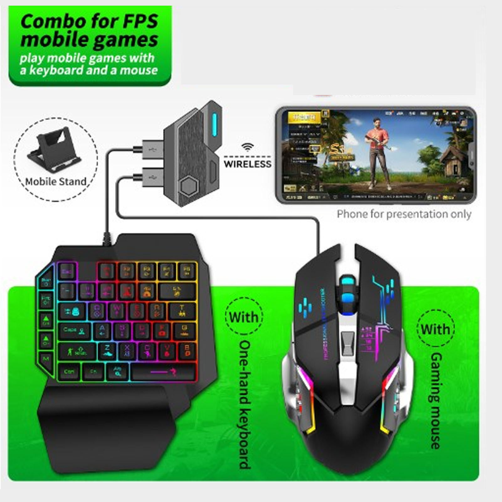 Mobile Game Combo Pack Bluetoo - огляд і ціна Gaming Keyboard Bluetooth
