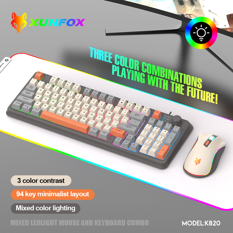 K820 USB Wired Game Keyboard M - огляд і ціна Gaming Keyboard Mouse Wireless