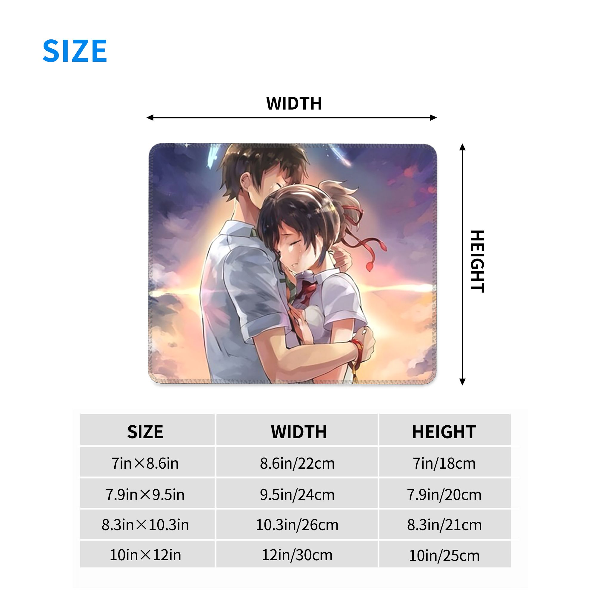 Japanese Anime Your Name Mouse - огляд і ціна Gaming Keyboard Name