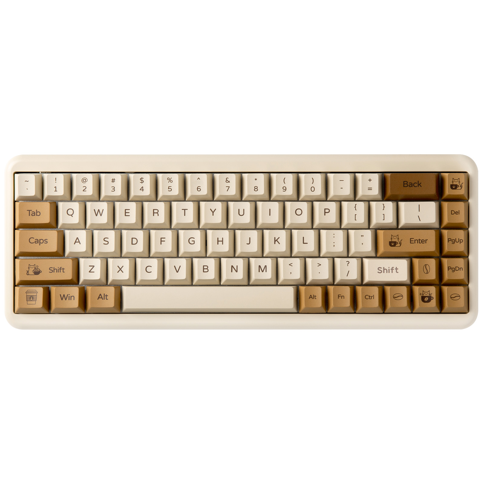 YUNZII Coffee Cat PBT Keycaps, - огляд і ціна Gaming Keyboard Extension