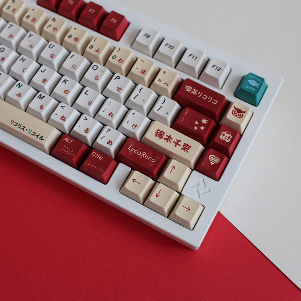 Lycoris Recoil Anime PBT Keyca - огляд і ціна Gaming Keyboard Bluetooth