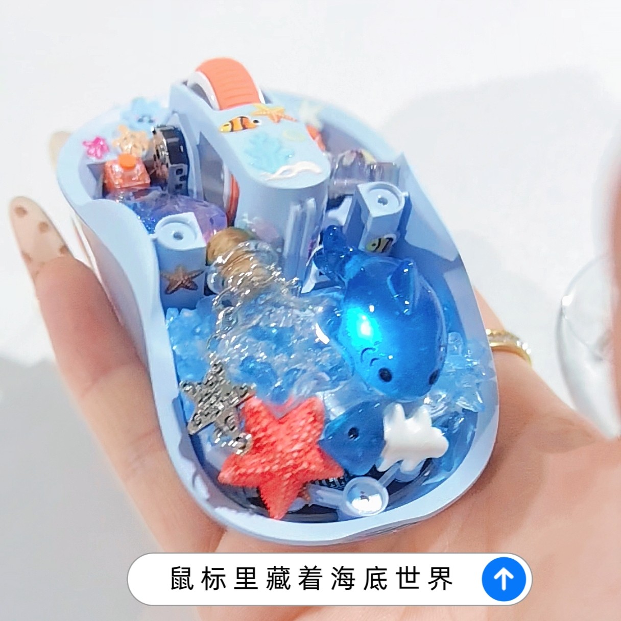 Whale/Starfish Handmade Transp - огляд і ціна Gaming Keyboard Bluetooth